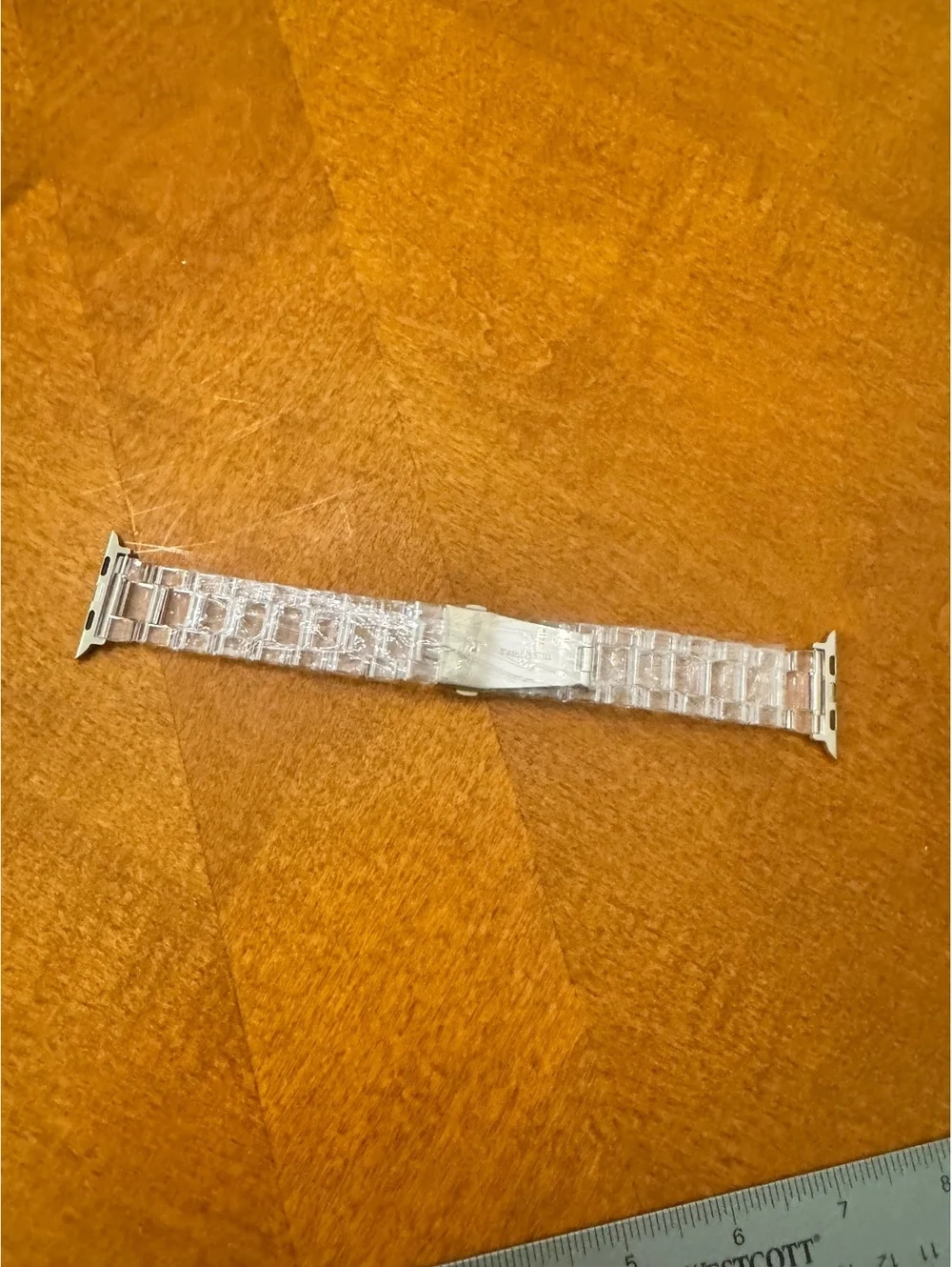 Clear Resin Link Watch Strap Band for Apple Watch 546